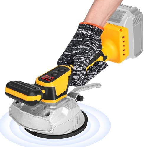 Cordless Tile Vibration Tool for DeWALT 20V Max Battery: Portable Tiler Vibration Leveling Machine with 8 Adjustable Speed,Suction Cup,Digital Display for Floor,Tile,Wall