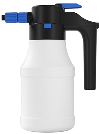 Professioneller Schaum-Drucksprüher, 1,5 L Elektro Auto Schaumsprüher, Zerstäuber Sprühflasche, für Pflanzen, Autos, Reinigungsmittel