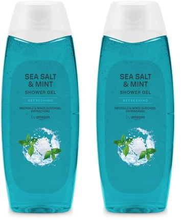 by Amazon Sea Salt & Mint Shower Gel, 2 x 500ml