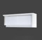 Dopastore Applique da Parete LED 24W Design Rettangolare con 3 Tonalità di Luce Integrate Regolabili Lampada per Esterni IP65 Giardino Terrazza Cortile (Bianco)