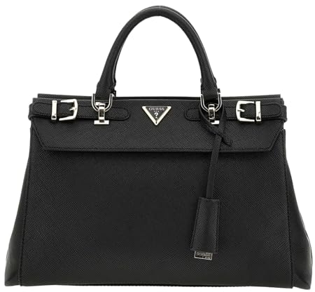 GUESS Levante Luxury Satchel Black
