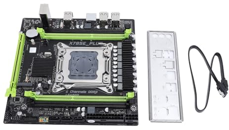 X79SE Plus LGA 2011 Motherboard, Unterstützt M.2 NVMe Protokoll, USB2.0 Schnittstelle, DDR3, für E5 V1 V2 mit PCIe 3.0X16 Grafikkartensteckplatz