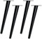 GSATREY Tischbeine, 4 Stück Schräge Tischbeine, Metallschrankbeine, Kegel Möbelbeine, Stahl Möbelfüße, No-Slip Silent Base Platzierung, Für Sofas, Tische Und Andere Möbelbeine(Black,40cm/15.7in)