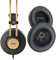 JULONGCR K240 Ersatz-Ohrpolster für K271, Ersatzteil, kompatibel mit AKG K240 K52 K72 K92 K 240 MK II K271 MKII K275 Kopfhörern. (Gold)