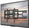 unho TV Wandhalterung Schwenkbar Ausziehbar für 40-85 Zoll Fernseher bis zu 100kg VESA 600x400mm, vormontierte TV Halterung, Extra Stabil