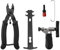 Jesustree Kettennieter Fahrrad, Kettenschloss Zange Ketten Prüfer Fahrrad Kettennieter Reparatur Werkzeug Set Kettengliede Universal 3 Paar für 7-12 Fach Fahrradkette Werkzeug