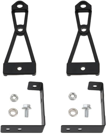 Be In Your Mind 2pcs Car Diesel Engine Air Parking Pump Installation Bracket Heater Fuel Pump Bracket 6x7x2.2cm for Fuel Filter and Fuel Pump Black