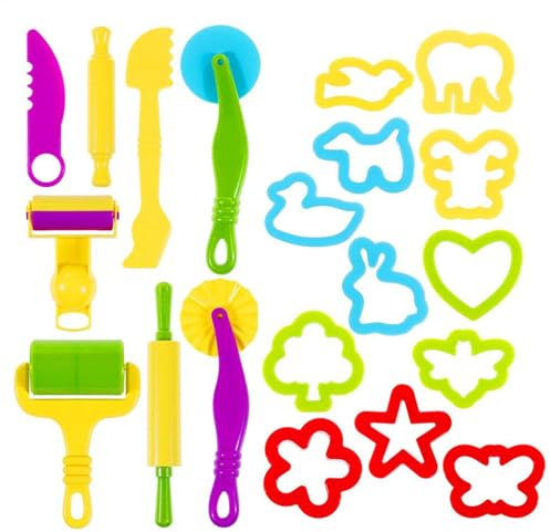 Playdough Set - Playdough Set, Easy to Use Playdough Set | Playdough Sets Rollers Cutters Extruders Kit, Accessories Clay Extruders Rollers Molds, Playdough Set Modelling Tools