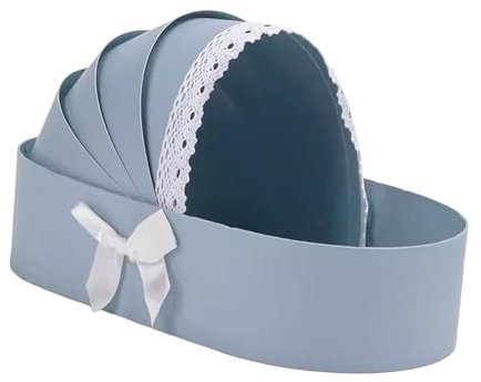 Generic Baby Floral Packaging, Cardboard Flower Box, Blue
