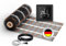Elektrische Fußbodenheizung für Fliesen: Zweiader-Heizmatte WARMON CLASSIC 150 W/m² mit Thermostat TS 100 Serie Smart WiFi Touch, Thermostat:TS100 WiFi Schwarz, Mattengröße:3,5 m²