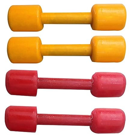 Kisangel 2 Paare Gymnastik-Requisiten für turngeräte für hanteln für sportgeräte kinderhanteln Fitnesshantel für Übungsspielzeug für Hölzern