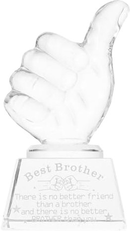 Angoily Trophäe Daumenform Aus Kristall Dekoratives Modell Preisstatue Handwerklich Hochwertig Für Lehrertag Und Raumdekoration