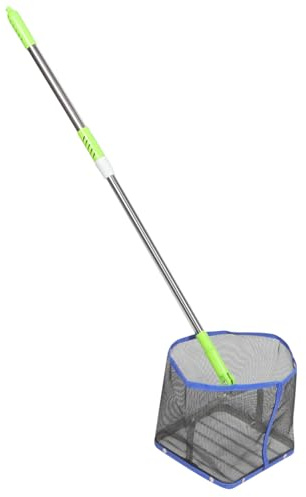 TOPBATHY Teleskopischer Tischtennisball sammler mit Verstellbarem Griff Tragbarer Leichter Pingpong Ball Picker für Große Kapazität Praktisch zum Schnellen Aufheben und Sammeln von Kleinen