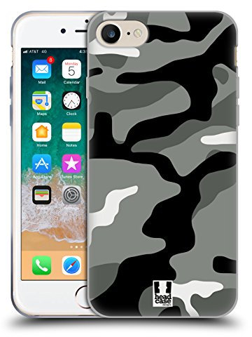 Head Case Designs Night Shift Militärische Tarnfarben Gelhülle [Militärischer Schutzgrad] Kompatibel Mit Apple iPhone 7/8 / SE 2020 & 2022 Und Kompatibel Mit MagSafe