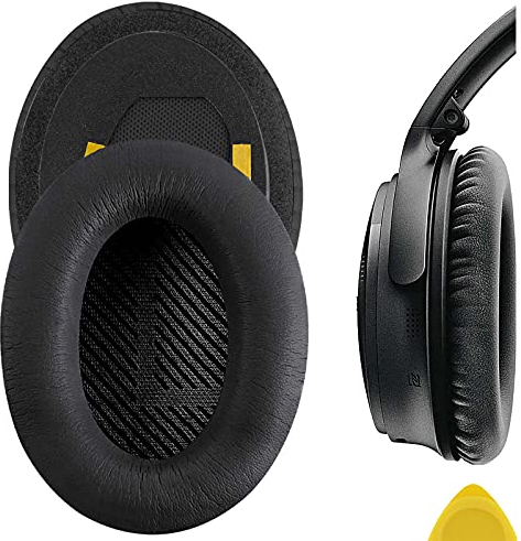 Geekria Ohrpolster für Bose QuietComfort QC35, QuietComfort qc25 Acoustic Noise Cancelling Kopfhörer Ersatz Ohr Pad/Ohr Kissen/-Cups/-Cover (schwarz)