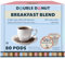 Double Donut Coffee Breakfast Blend Coffee Pods, Light Roasted Coffee in Recyclable Single Serving Capsules for Keurig K Cups Brewing Machines, Pack of 80, Original Version