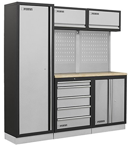 ARREDAMENTO MODULARE COMPONIBILE PER OFFICINE FERVI A007C