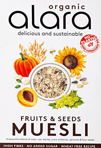 Alara Fruits and Seeds Muesli Organic, 650 g