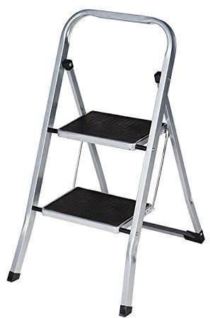 ESCALERA ACERO 2 PELDAÑOS HABITEX