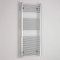 companyblue 400mm Wide Chrome Heated Towel Rail Radiator Flat/Straight Ladder for Stylish Bathroom (400 x 1200 mm)