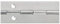 Gedotec Klavierband zum Schrauben Türband gerollt Tür-Scharnier Aluminium blank | Aufschraubscharnier 3500 x 32 mm | Möbelscharnier gebohrt | 1 Stück - Stangenscharnier Schranktür & Möbel-Schränke