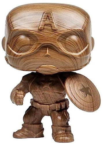 Pop Vinyl Captain America Wood Deco Figure - Entertainment Earth Exclusive