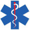 12cm! Klebe-Folie Wetterfest Made-IN-Germany Medical Alert Symbol EMS EMT Medics K367 UV&Waschanlagenfest Auto-Aufkleber Sticker Decal