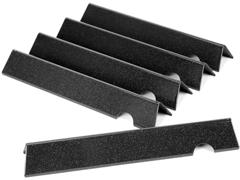 66032 43.5cm Porcelain Enameled Flavorizer Bars for Genesis II E-310 Series Gas Grills, Genesis II 310 335 Gas Grills, 17.2 Inch Heat Plate Replacement for Weber 66795, 5 Pack