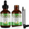 2 PCS Huile Essentielle de Romarin Pour la Croissance des Cheveux, Rosemary Oil for Hair Growth, Huile Essentielle de Romarin Pour la Croissance des Sourcils et des cils et les soins de la peau, 60ml