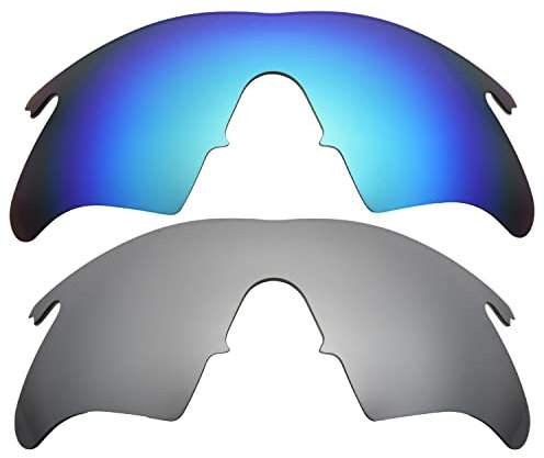 IMYTPFT Compatible/Replacement For Lenses oakleys M Frame Heater Blue/Titanium