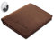 Jaimie Jacobs SLIMSTAR AirTag-Edition mit großem Münzfach dünne Geldbörse Leder Slim Wallet Hochformat Geldbeutel (Büffelleder Dunnkelbraun)