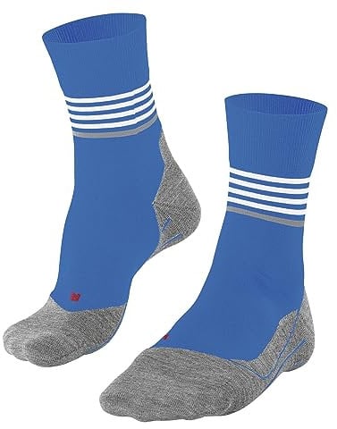 FALKE Herren Laufsocken RU4 Endurance Reflect Baumwolle Antiblasen 1 Paar, Blau (Pacific 6066), 42-43
