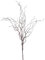 DekoZweig Champagne künstlicher weihnachtszweig Pick 45 cm mit Glitzer bastelzweige dekozweig Stem Mistelzweig für Weihnachts deko vase Zuhause Hochzeit Party Geschenke Machen