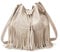 Gladdon Leather Bucket Bags for Women Crossbody Purses Ladies Shoulder Handbags White