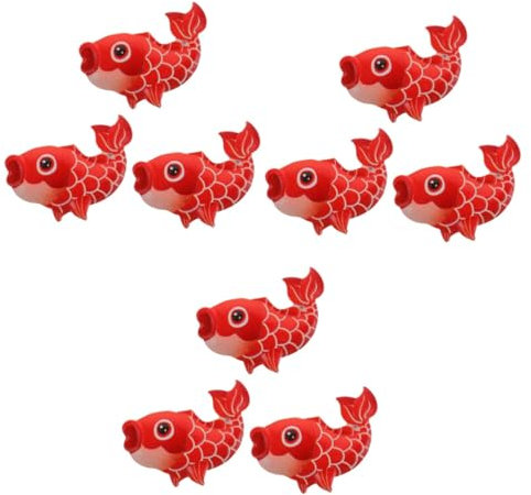 Alipis 9 STK Koi-Kühlschrankmagnet kühlschrankmagnete kühlschrankaufkleber Souvenirs Fischmagnet Praktische Magnete Dekoration Haushalt Tafel Kleiner Fisch schmücken Reisen Harz rot