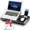 Supamir Adjustable Laptop Lap Tray with Mouse Pad & Phone Holder, Lap Desk with Cushion for Sofa & Couch, Value Packed with a Tables Stylus Pen. Fits up to 16.5 Computers