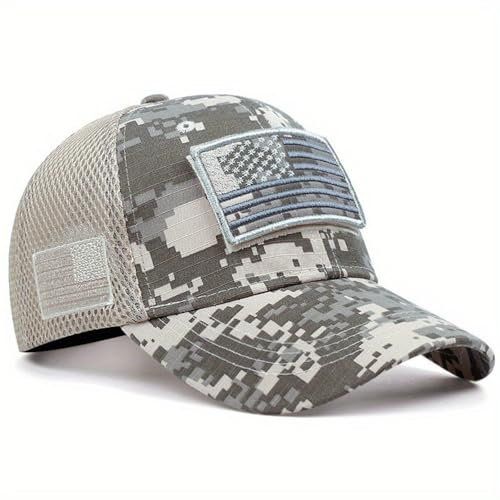 Baseballkappen,Baseball Cap Camouflage Hut Unisex Baseball Kappen Multicam Style Caps für Damen Herren Jagd Angeln Camping Werden Sport, Camo