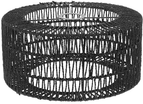TOVINANNA Ersatz-deckenlampenschirm Strohseil-lampenschirm Für Pendelleuchte Ohne Grate