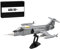 BuildCubes F-104 Militär Flugzeug Bausteine Bauset, MOC Flugzeug Bausteintechnik Konstruktionsspielzeug Helikopter, MOC Klemmbausteine Hubschrauber Bausatz Geschenke (767 Teile)