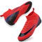 VTASQ Fußballschuhe Herren High Top TF Kunstrasen Fussballschuhe Kinder Jungen Trainingsschuhe Professionelle Athletics Outdoor Sport Turf Football Schuhe Unisex Rot 39 EU