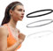 3 Stück Haarband,Stirnband Damen Sport,Haargummi Herren,Haarband Sport Kinder,Elastisches Haarband rutschfeste Stirnbänder