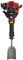 Garden Tree Digger with Flat Pickaxe, 2-Stroke Petrol Tree Pit Digger 1900W Portable Excavator Air-Cooled Digging Machine Hand-held Trencher Excavator