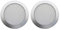 Agmoctz Ceiling Speaker Grille, 4-Inch Ceiling Embedded Audio Speaker Grille(Silver)