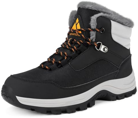 Mishansha Stivali Donna Invernali Antiscivolo 36-42 EU | Scarpe da Escursionismo, Imbottiti, Comode, Trekking, Spostamenti Quotidiani