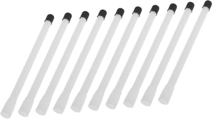 TOYZFRIENDY Reifenventilverlängerungsadapter Weiß 10 Stück aus Kunststoff Ventilschaftverlängerungen zum Einfachen Aufpumpen für Reifenventile für Autos und Fahrräder