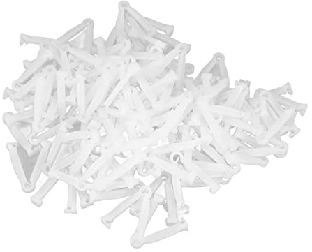 ZJchao Abrazadera de Cordón Umbilical, Abrazaderas de Cordón Umbilical para Cerdos, 100 Piezas, Clips Desechables para, Juego de Parto, Clamp/Holder para Veterinario con Deslizamiento Dentado para