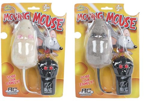 Van Manen RC Maus Spielzeug mit Fernbedienung, 15cm - ferngesteuerte Maus