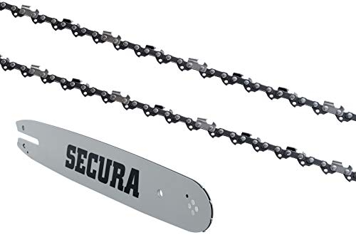 SECURA 2 Sägeketten + Schwert kompatibel mit Husqvarna 572 XP Motorsäge mit 60cm 3/8 84TG 1,5mm