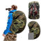Joy Walker Wasserdichter Rucksack-Regenschutz für (15–90 l), verbesserte rutschfeste Kreuzschnallengurte, dreifach verstärkte Schichten für Wandern, Reisen (Camouflage, Mitte (für 30–40 l) Rucksack)