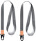 HEZEN Coole Lanyard für Schlüssel, Halsriemen Schlüsselbund für Frauen, Lanyard Logo für Männer, ID Lanyard (DUNKELGRAU 2 Stücke)
